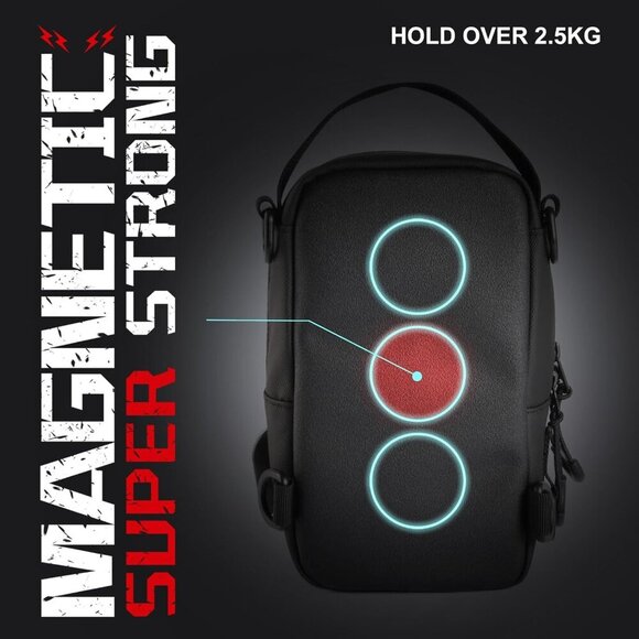 Compact Magnetic Gym Bag with Strong Magnets & Versatile Carrying Options - Picture 8 of 8